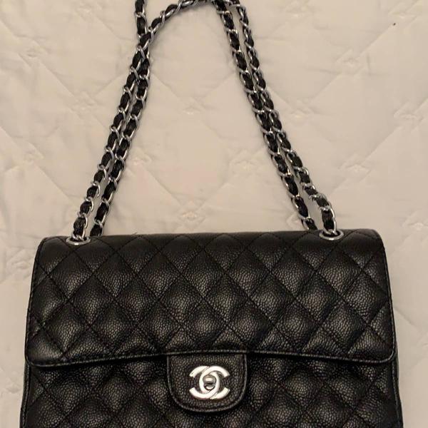 bolsa preta chanel