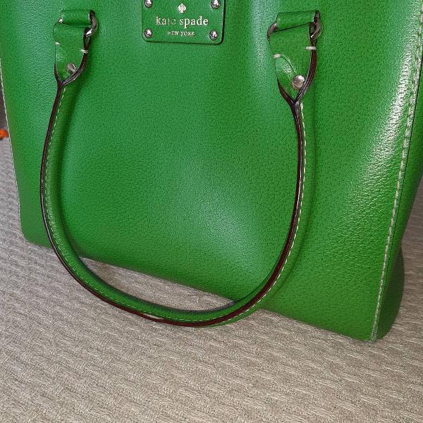 bolsa verde kate spade