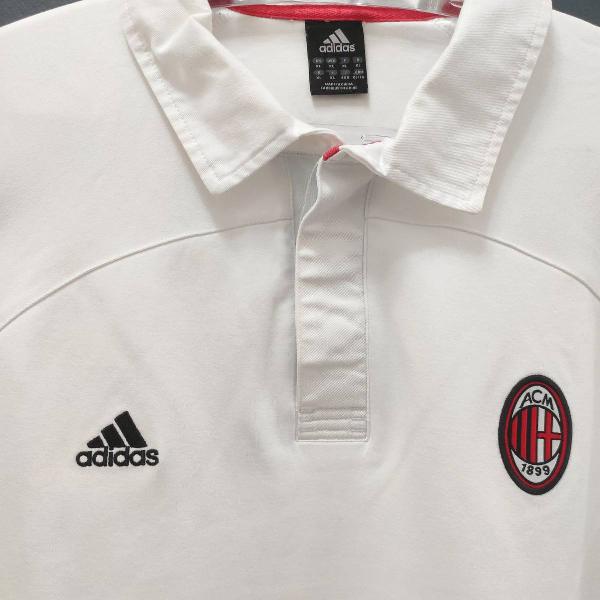 camisa manga longa oficial milan