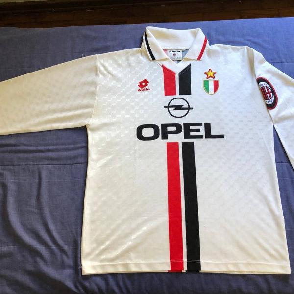 camisa milan oficial modelo 1996