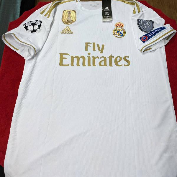 camisa real Madrid nova temporada pfici Hazard patch