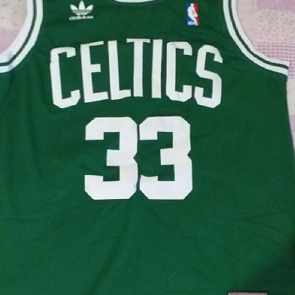 camiseta regata Adidas NBA. Boston Celtics basquete Larry
