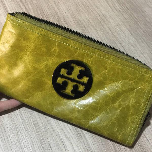 carteira tory burch verde