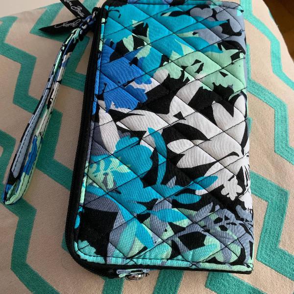 carteira wristlet vera bradley