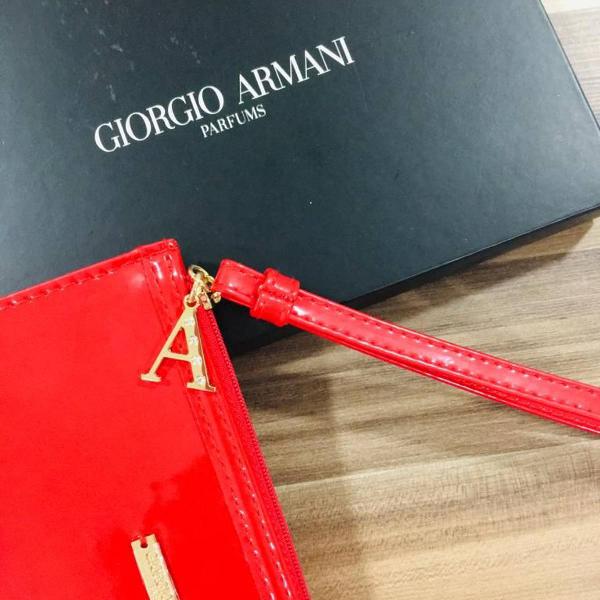 clutch bolsa giorgio armani