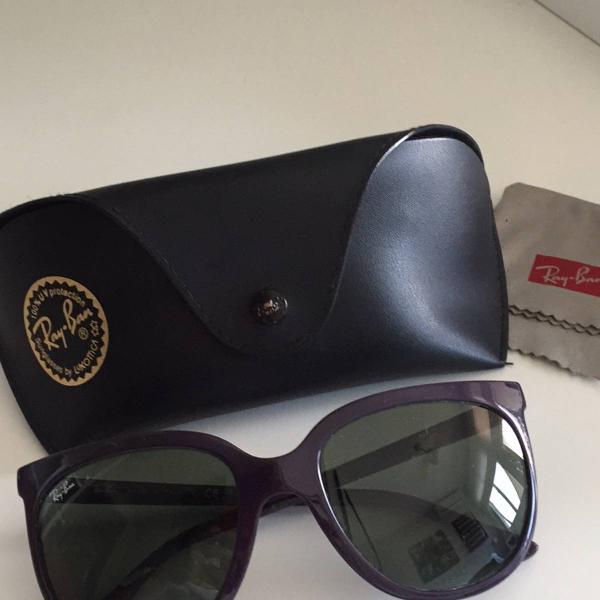 culos rayban original feminino roxo escuro