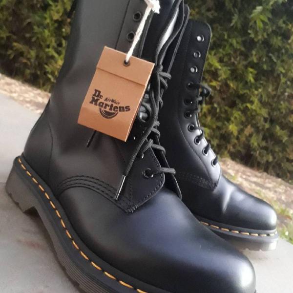 dr. martens bota '1490 smooth' de couro