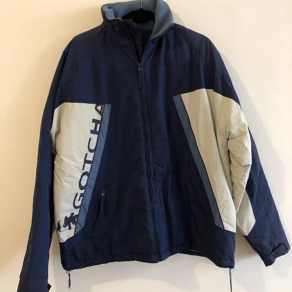 jaqueta azul marinho