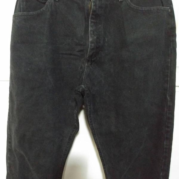 jeans preto ds wrangler seminovo tamanho 48
