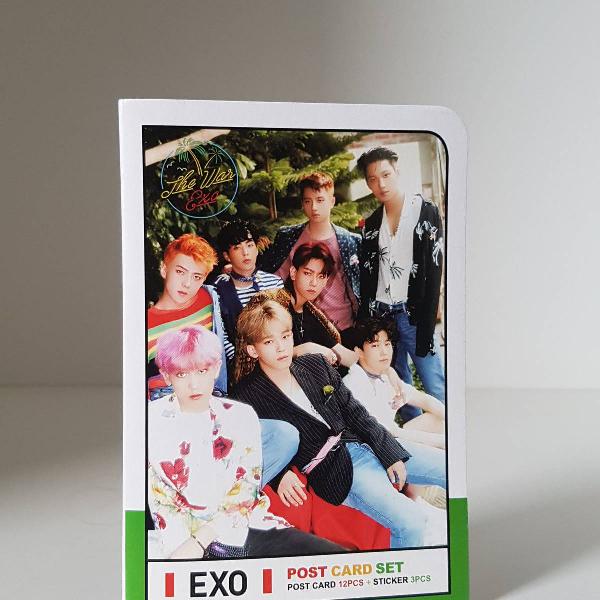 kit 12 post cards do exo