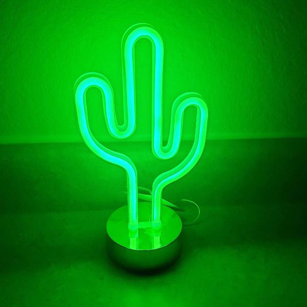 luminária led cactus