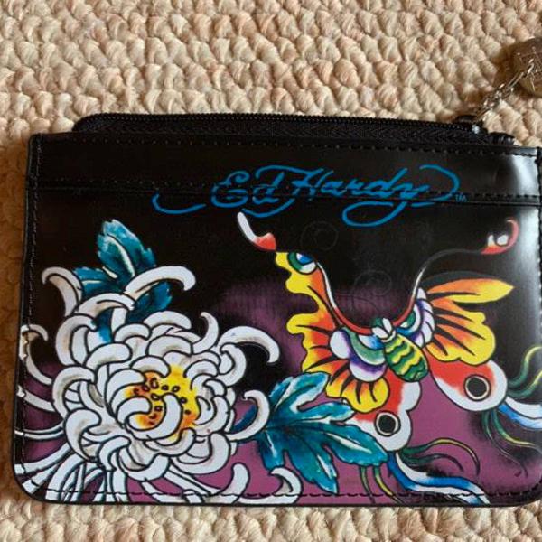 porta cartão ed hardy