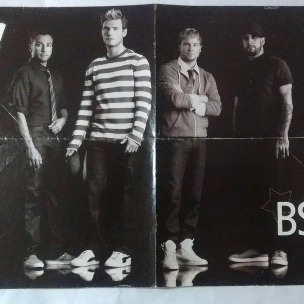 pôster bsb 2009 - backstreet boys - leia a descrição