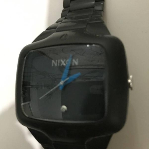 relógio nixon original modelo rubber player japônes em