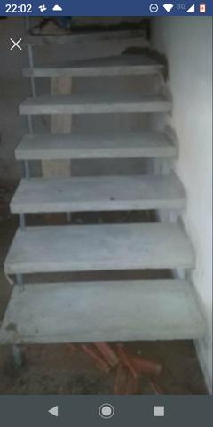 Degraus para escada pré moldada