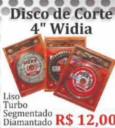 Disco de corte 4 ? widia