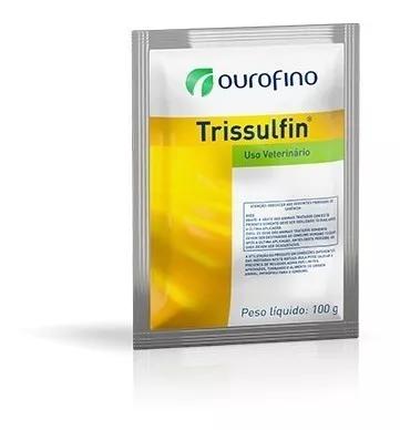 Kit Com 10 Trissulfin Pó Ouro Fino 100 Gr