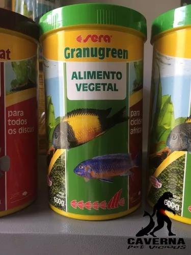 Ração Sera Granugreen 600g - Ciclídeos Herbívoros