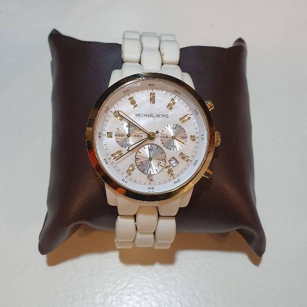 Relógio Branco Original, Michael Kors
