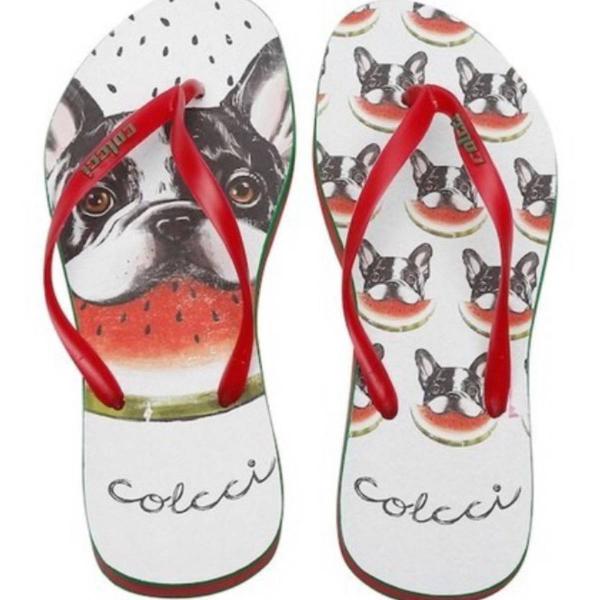 chinelo colcci melancia