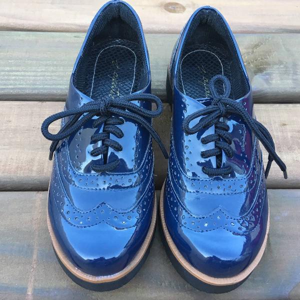 oxford azul zapatto