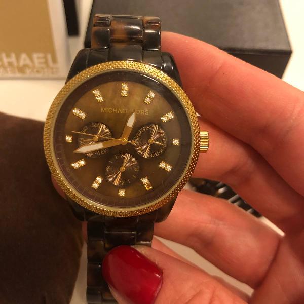 relógio michael kors tartaruga mk5038