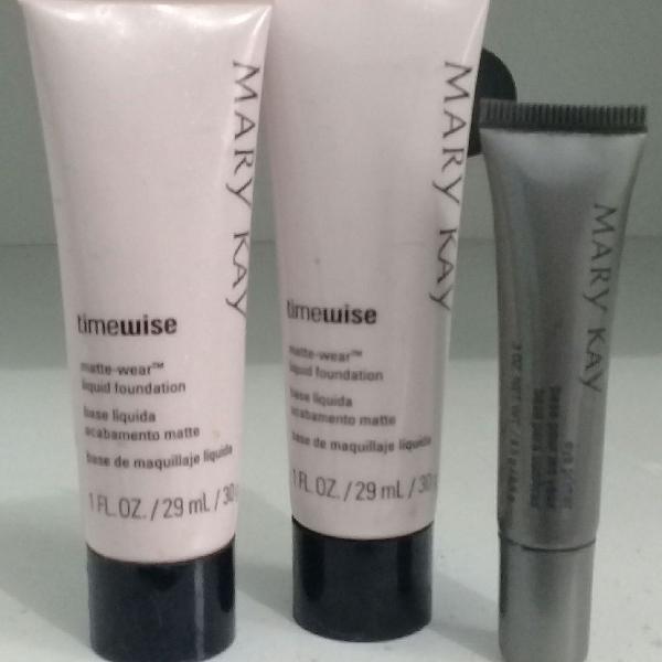 2 bases timewise + prime para sombras mary kay