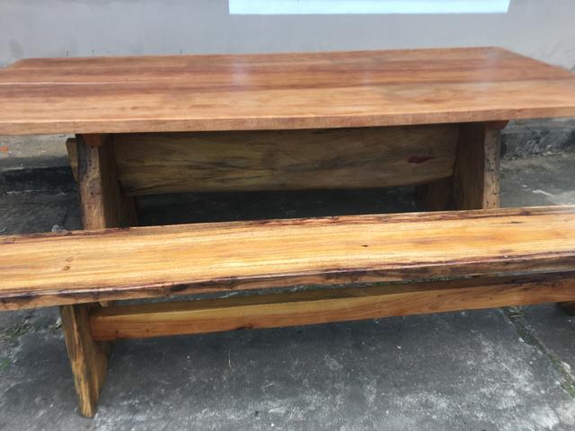 Mesa rustica 2,5m x 1,05 prancha única