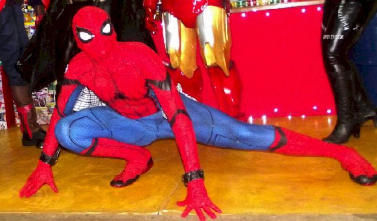 Personagens Homem Aranha na sua festa em belo horizonte