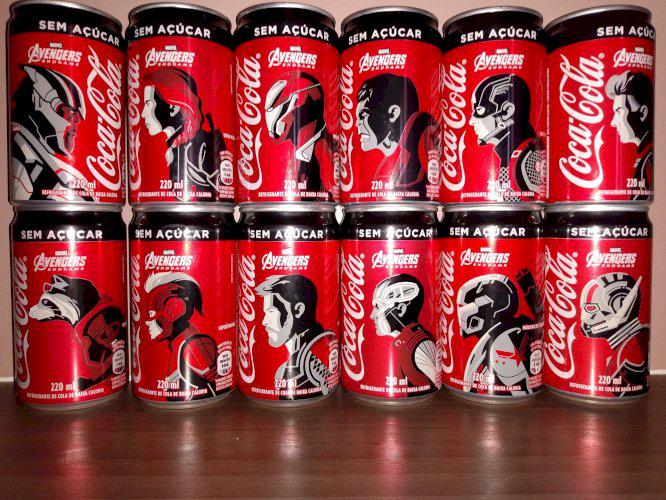Vendo Coleção Latas Coca Cola Vingadores