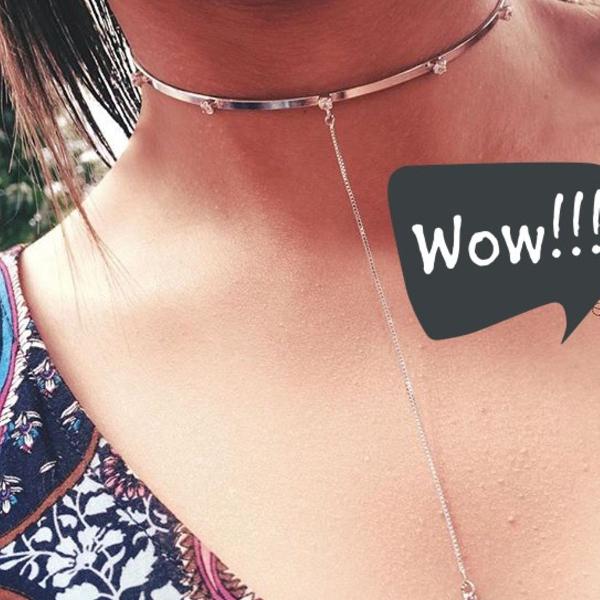 choker tiffany ródio branco com zirconias cristal