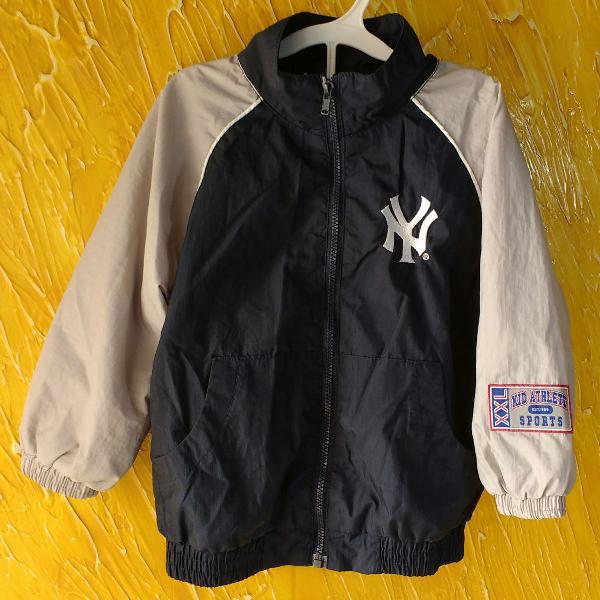 jaqueta infantil impermeável ,kid Athlete , Yankees 18m