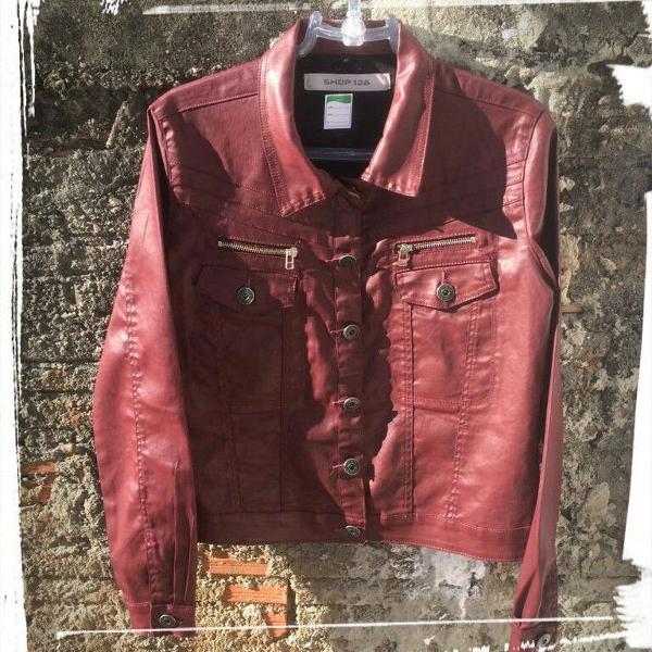 linda jaqueta vermelha shop 126
