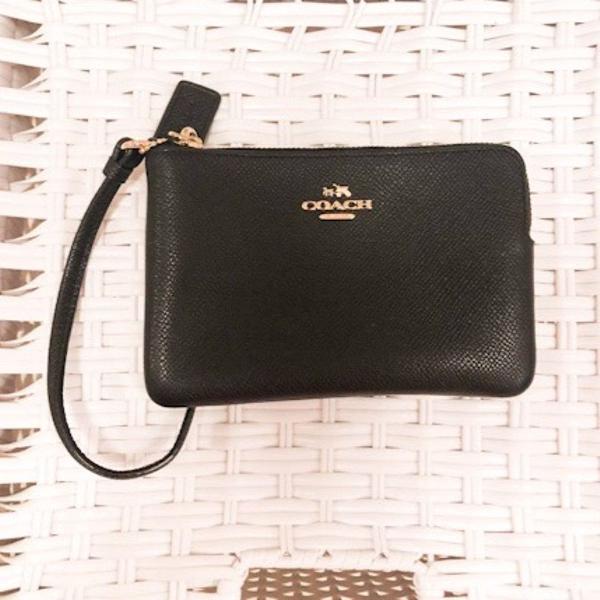 mini clutch/carteira coach original com dustbag