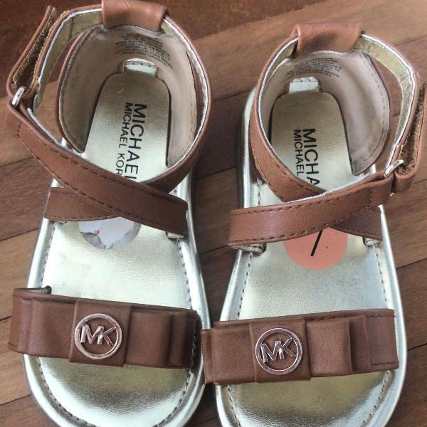 sandalia infantil michael kors