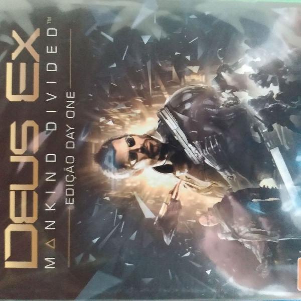 Deus ex Xbox one novo lacrado mídia física day one edition