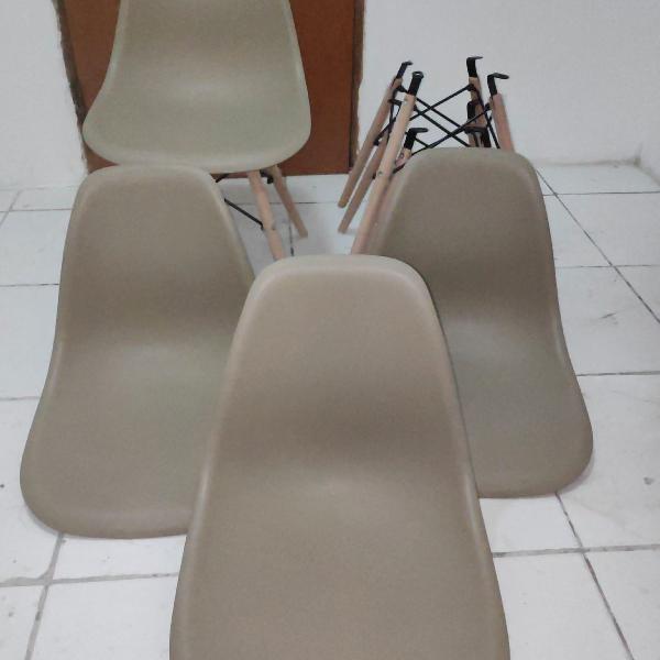 Kit 4 cadeiras Eiffel Charles Eames FENDI - NOVAS