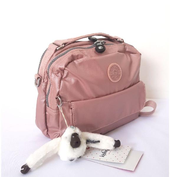 Mochilinha kipling Rose gold