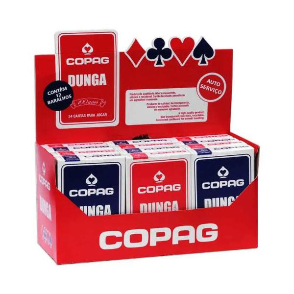 baralho copag dunga caixa com 12 - original