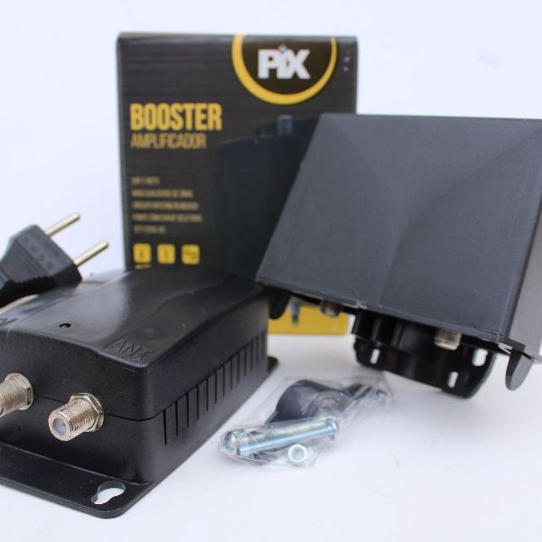 booster amplificador digital 40db antenas uhf hdtv