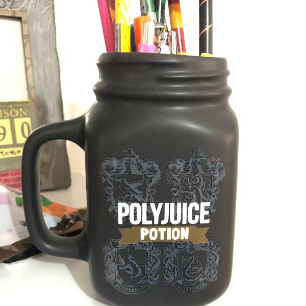 caneca polyjuice harry potter
