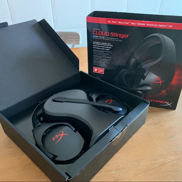 headset gamer hyper x cloud stinger