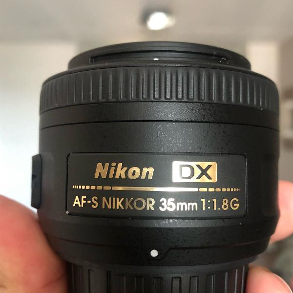 lente nikon af-s 35mm f/1.8g dx nikkor
