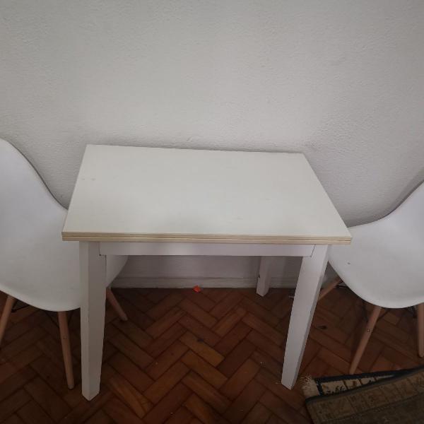 mesa tokstok + 2 cadeiras