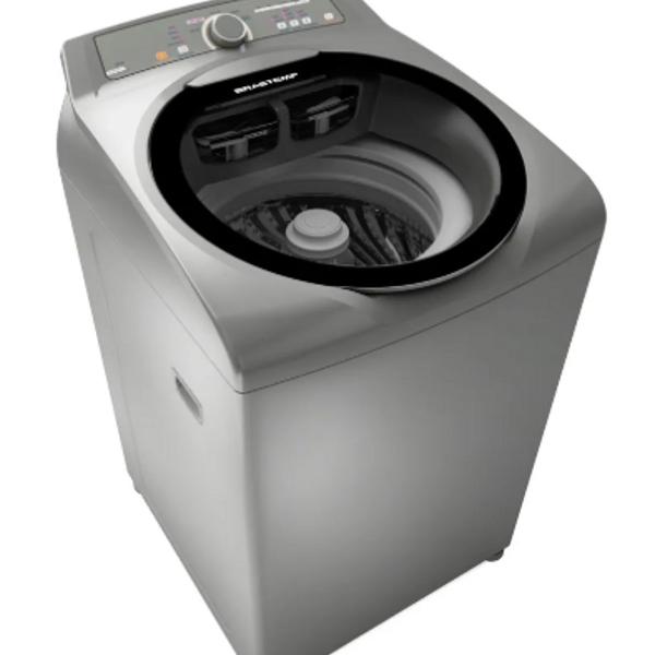 máquina de lavar brastemp 11kg cor inox com sistema fast