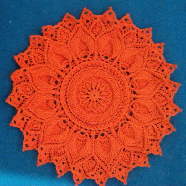 toalhinha (doily) de crochê