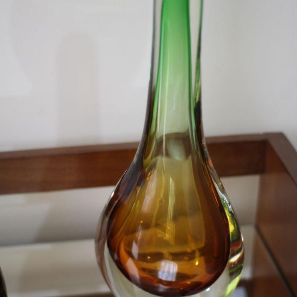 vaso garrafa murano