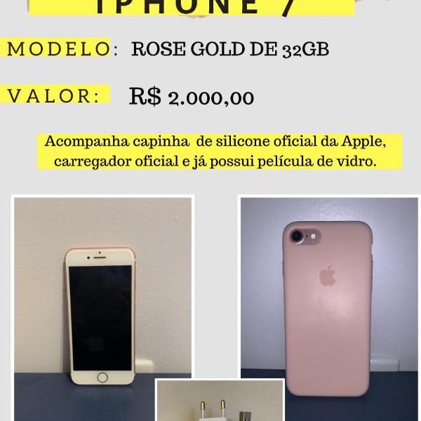 vendo iphone 7 rose gold