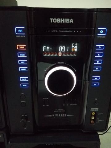 Aparelho de som Toshiba potência 800 watts