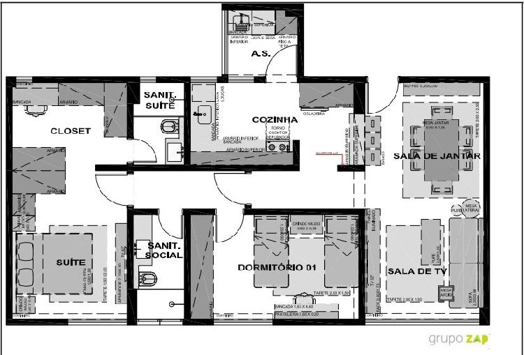 Apartamento com 2 Quartos à Venda, 86 m² por R$ 645.000